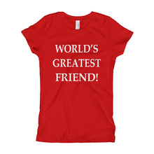 Girl's T-Shirt - World's Greatest Friend