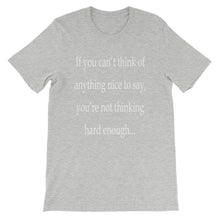 If you can't think of anything nice to say t-shirt