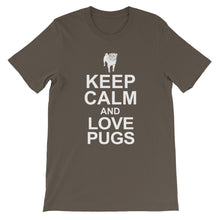 Keep Calm and Love Pugs t-shirt