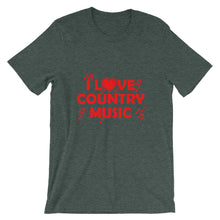 I Love Country Music t-shirt