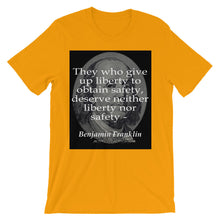 Those who give up liberty t-shirt