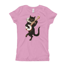 Girl's T-Shirt - Banjo Cat