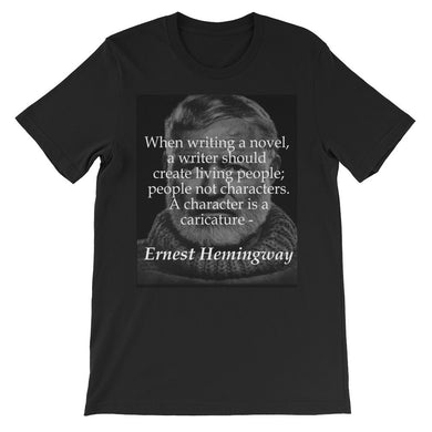 When writing a novel t-shirt