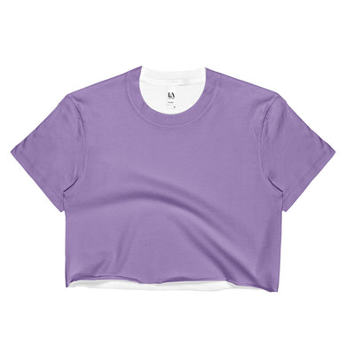 Violet Ladies Crop Top
