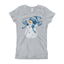 Girl's T-Shirt - Snowman.