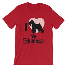 I Love My Schnauzer t-shirt