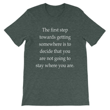 The first step t-shirt