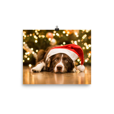 Christmas Dog poster