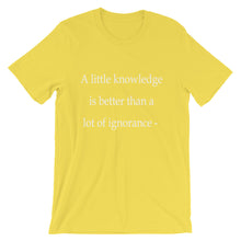 A little knowledge t-shirt