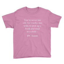 Read to a Child Youth Short Sleeve T-Shirt