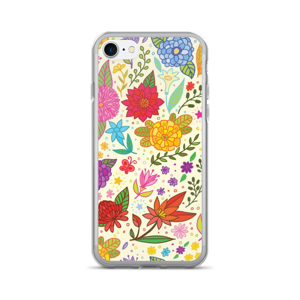 Flower Pattern iPhone 7/7 Plus Case