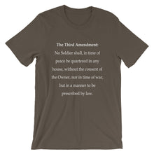 Third Amendment t-shirt