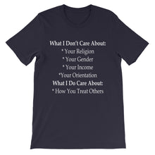 What I Care About t-shirt