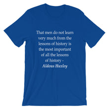 The lessons of history t-shirt