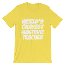 World's Okayest Substitute Teacher t-shirt