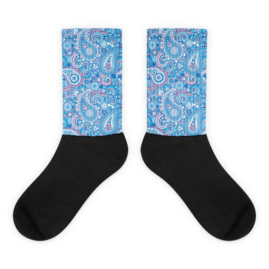 Paisley foot socks