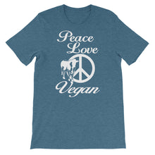 Peace Love Vegan t-shirt