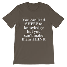 You can lead sheep to knowledge