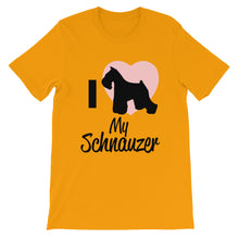 I Love My Schnauzer t-shirt