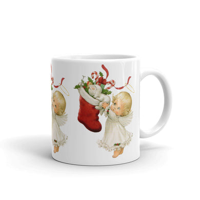 Vintage Christmas Angel Mug