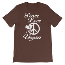 Peace Love Vegan t-shirt