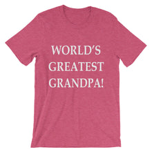 World's Greatest Grandpa t-shirt