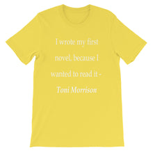 My First Novel t-shirt