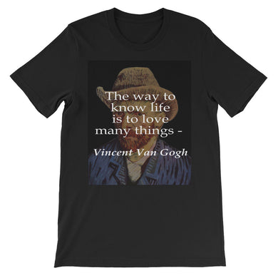 The way to know life t-shirt