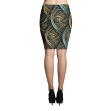 Pattern Pencil Skirt
