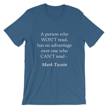 A person who won't read t-shirt