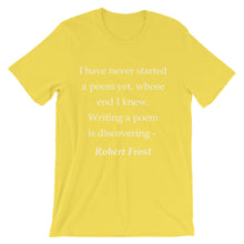 Writing a poem t-shirt
