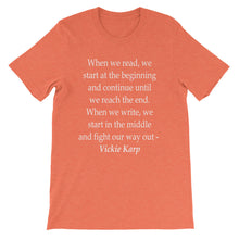 When we write t-shirt