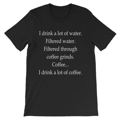 Water and Coffee t-shirt