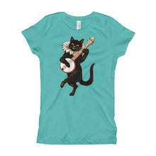 Girl's T-Shirt - Banjo Cat