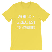 World's Greatest Grandmother t-shirt