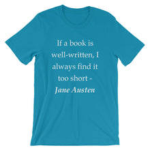 If a book is well-written t-shirt