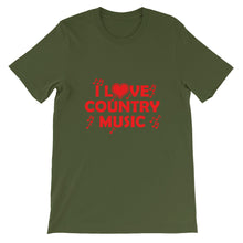I Love Country Music t-shirt