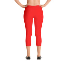 Red Capri Leggings