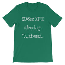 Books and Coffee t-shirt