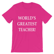 World's Greatest Teacher t-shirt