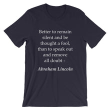 Better to remain silent t-shirt