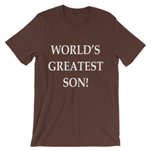 World's Greatest Son t-shirt