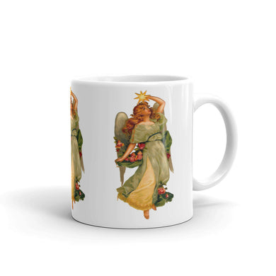 Vintage Christmas Angel Mug