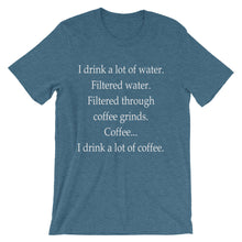 Water and Coffee t-shirt