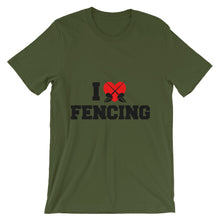 I Love Fencing t-shirt