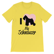 I Love My Schnauzer t-shirt