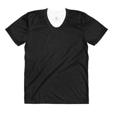 Black women’s crew neck t-shirt