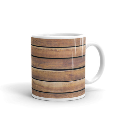 Wooden Plank Mug