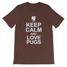 Keep Calm and Love Pugs t-shirt