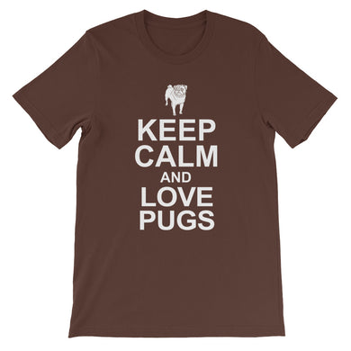 Keep Calm and Love Pugs t-shirt